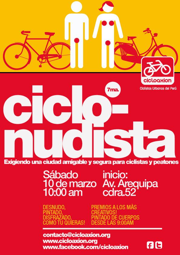 Peruvian Capital Lima And Other Southern Hemisphere Cities Host World Naked Bike Ride Road Cc